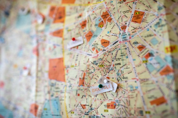 Carte des points de collecte et de distribution d'invendus alimentaires Biocycle